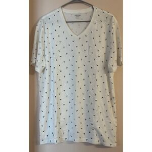 NWOT Old Navy Women's Size X-Large Palm Tree V-Neck Soft-Washed Tee